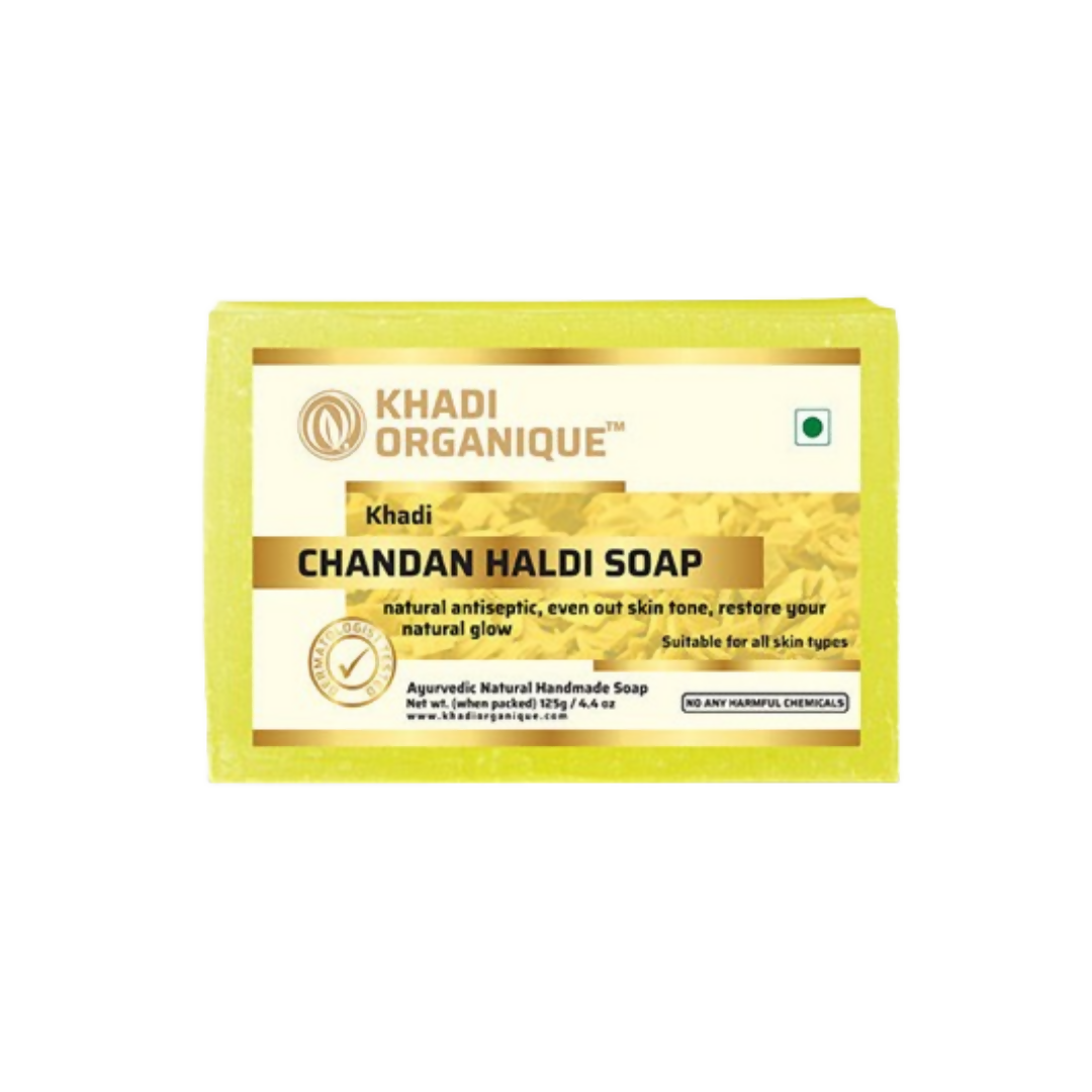 Khadi Organique Chandan Haldi Soap