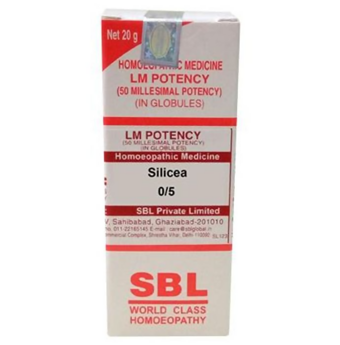 SBL Homeopathy Silicea LM Globules
