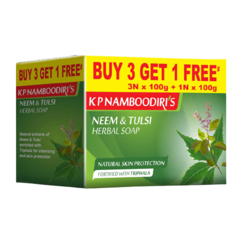 Kp Namboodiri's Neem & Tulsi Herbal Soap