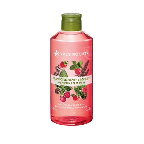 Yves Rocher Energizing Bath & Shower Gel - Raspberry Peppermint