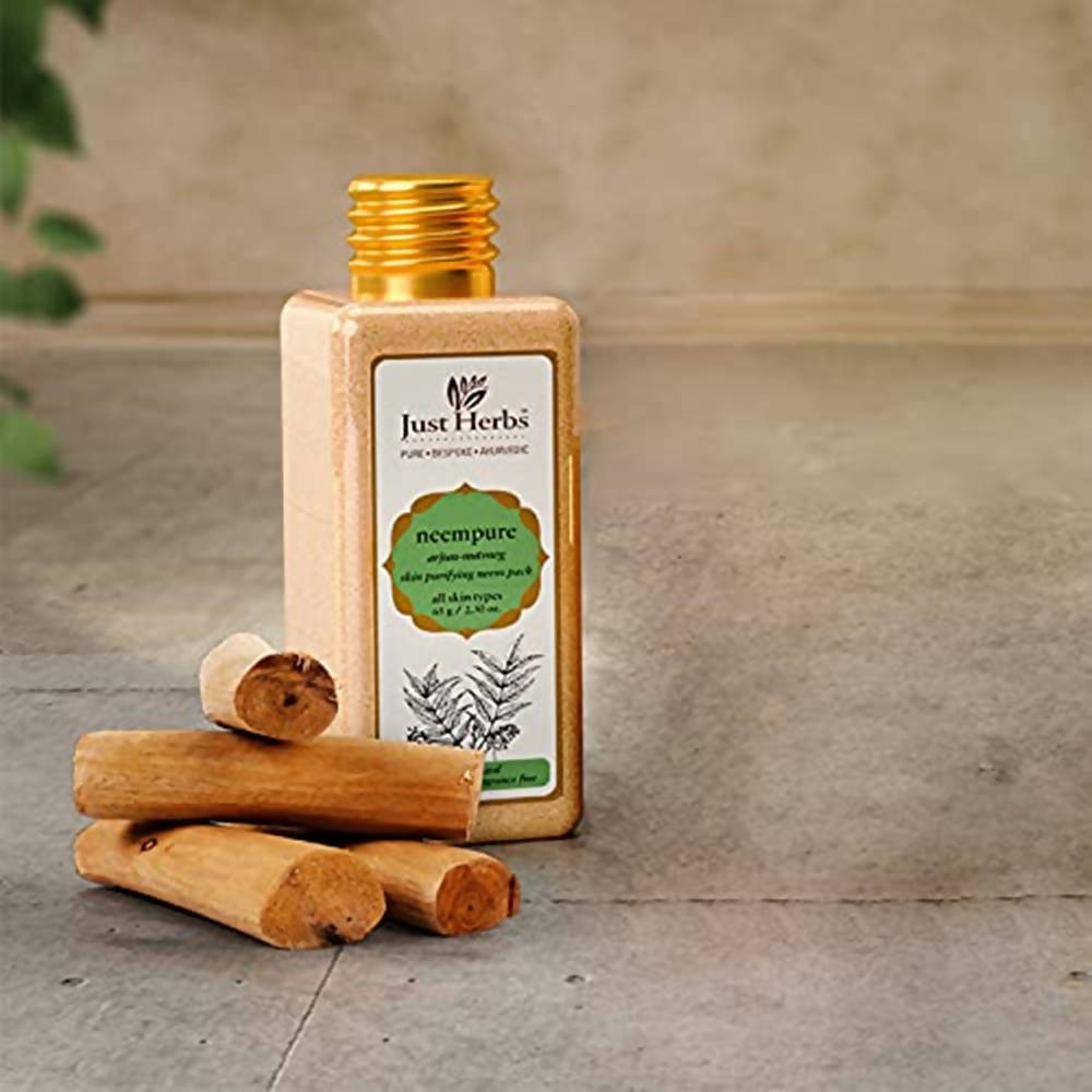Just Herbs Neempure Arjun–Nutmeg Skin Purifying Neem Pack