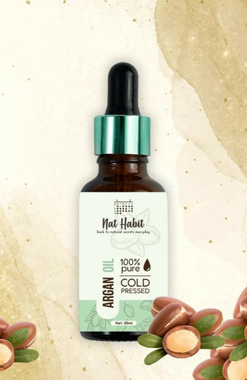 Nat Habit 100% Pure Cold Pressed Argan Oil