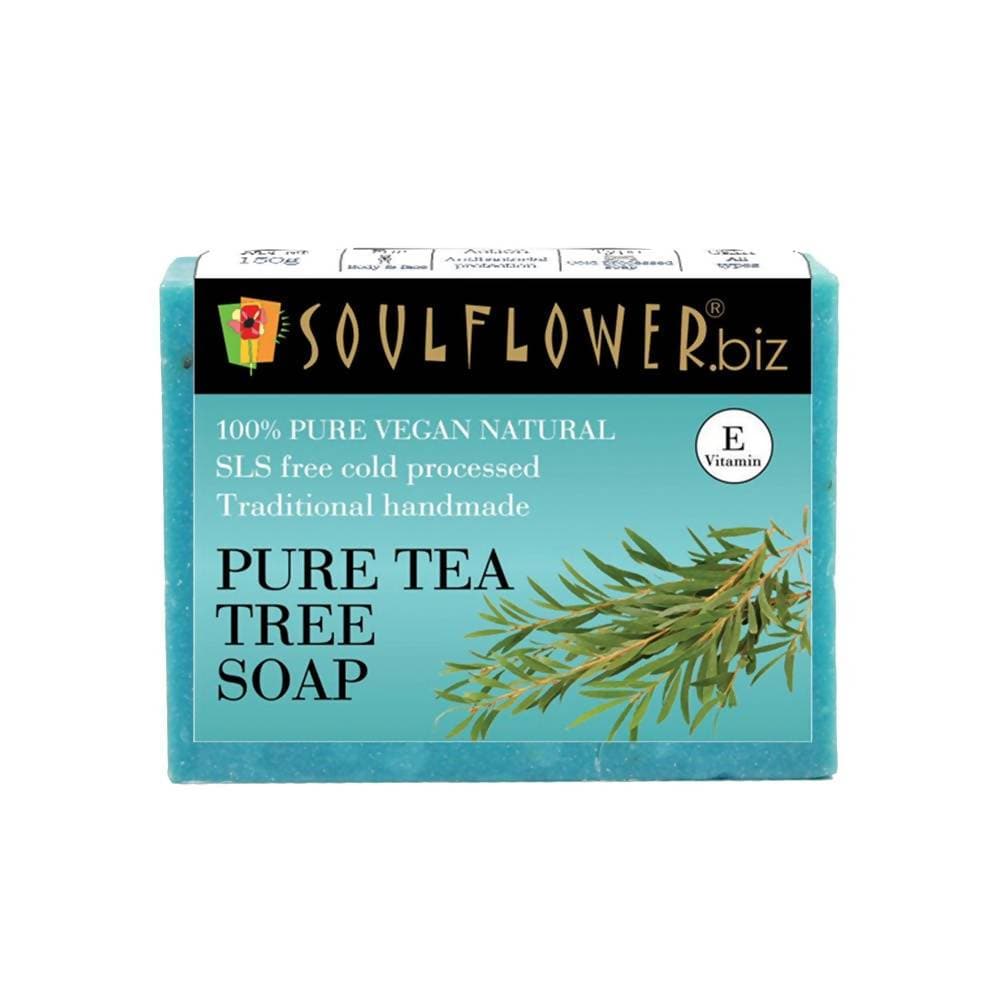 Soulflower Pure Tea Tree Handmade Soap
