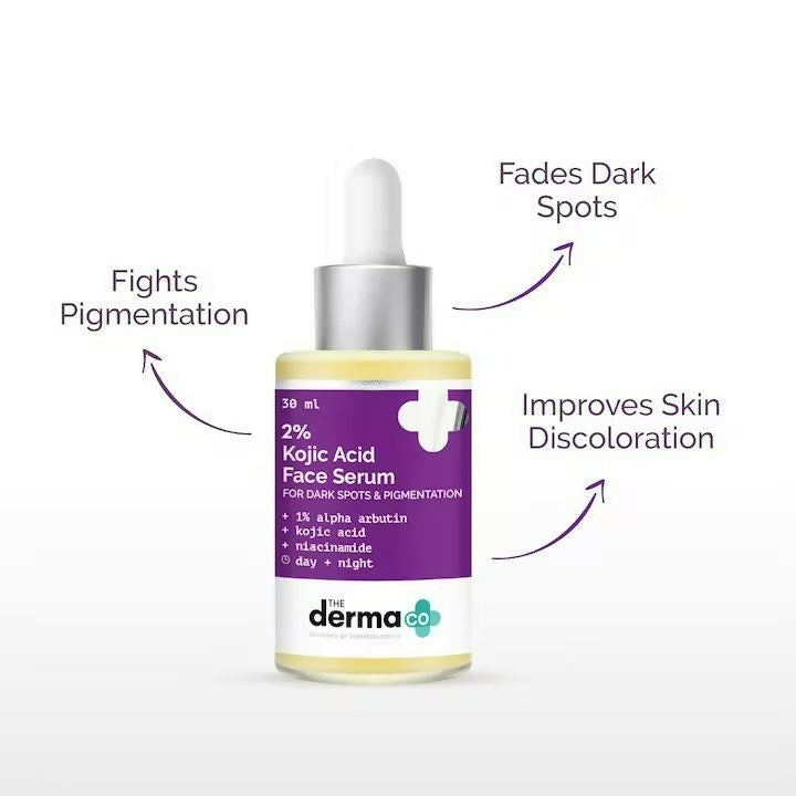The Derma Co Summer Essentials Combo: 1% Hyaluronic Sunscreen & 2% Kojic Serum