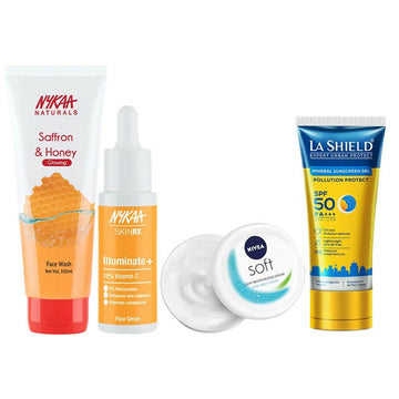 Atirucart CSMS (Cleanser, Serum, Moisturizer, Sunscreen) Glow Combo