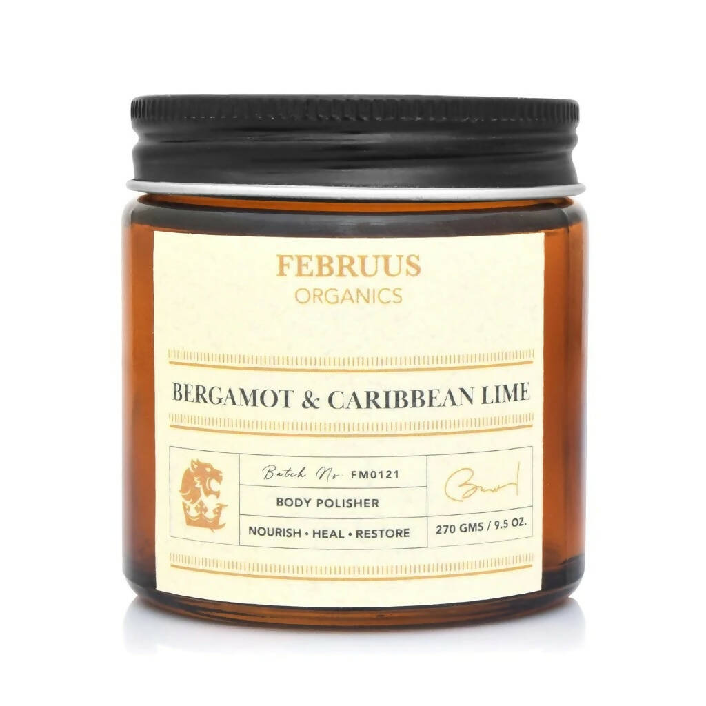 Februus Organics Bergamot & Caribbean Lime Body Polisher