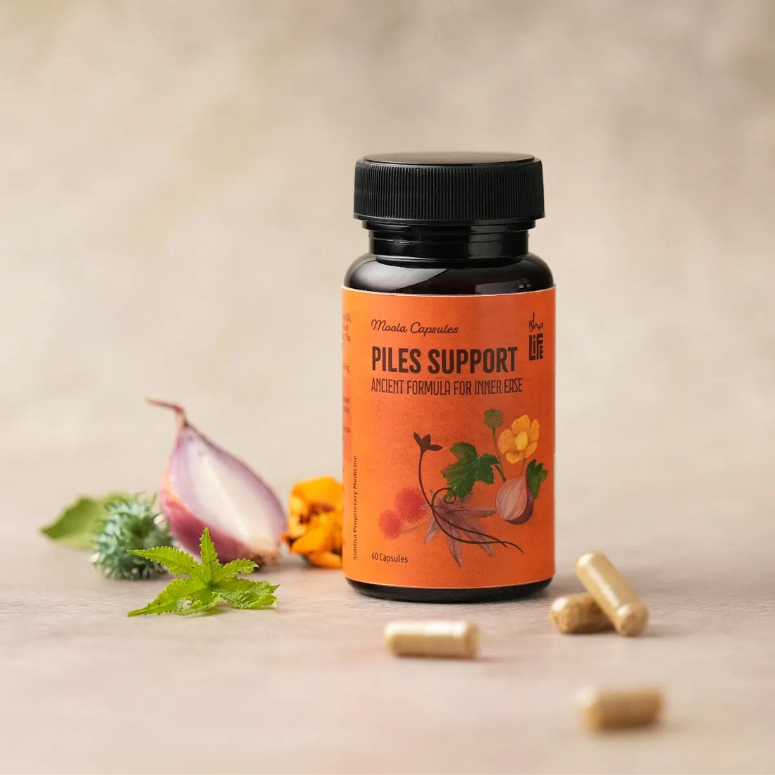Isha Life Herbal Piles Care Capsules (Moola Capsules)