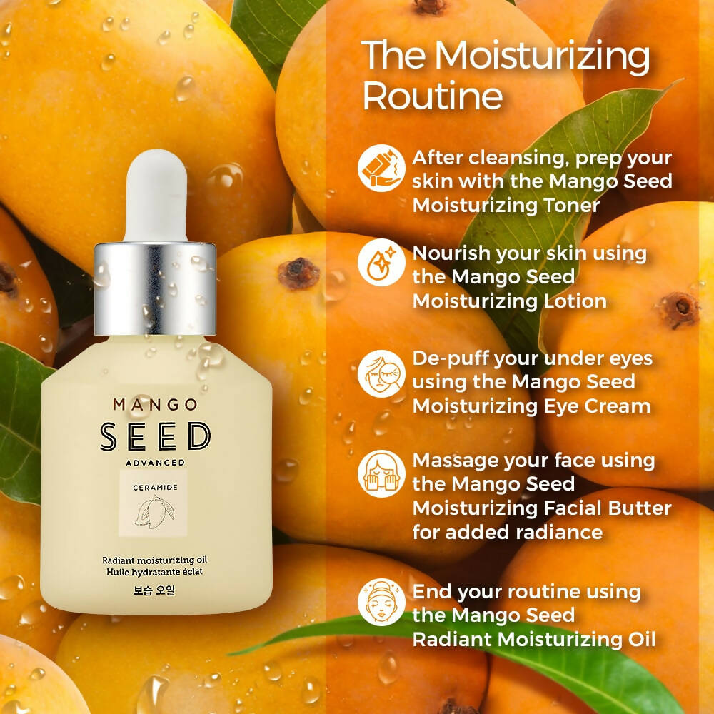 The Face Shop Mango Seed Radiant Moisturizing Oil - Korean Skincare
