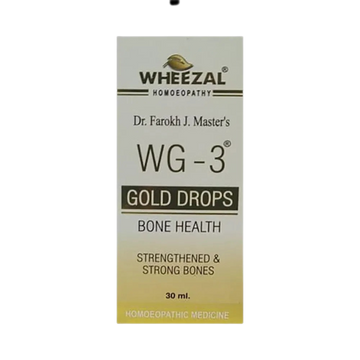 Wheezal Homeopathy WG-3 Gold Drops