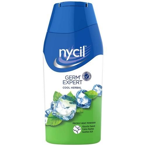 Nycil Germ Expert Cool Herbal Prickly Heat Talcum Powder