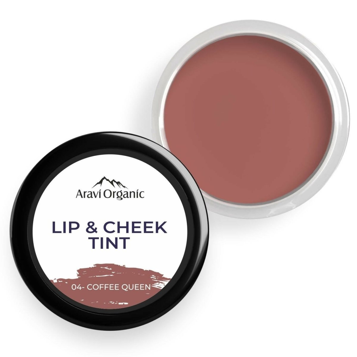Aravi Organic Everyday Vegan Lip And Cheek Tint - Coffee Queen