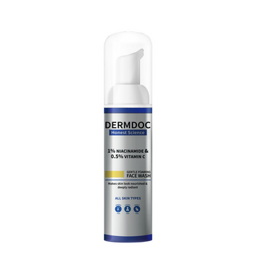 Dermdoc 1% Niacinamide & 0.5% Vitamin C Gentle Foaming Face Wash