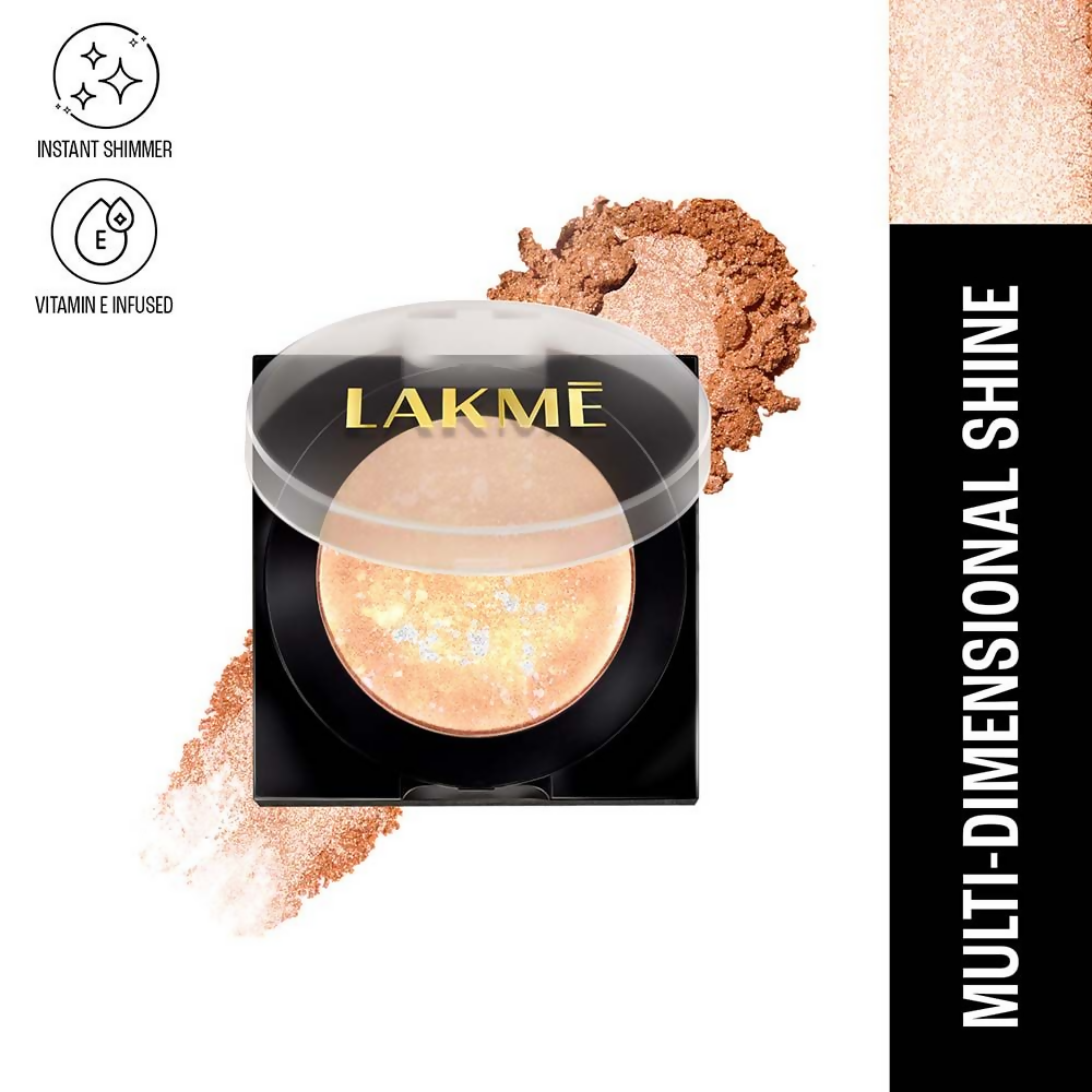 Lakme Glitterati Marble Highlighter - Shimmer Rose