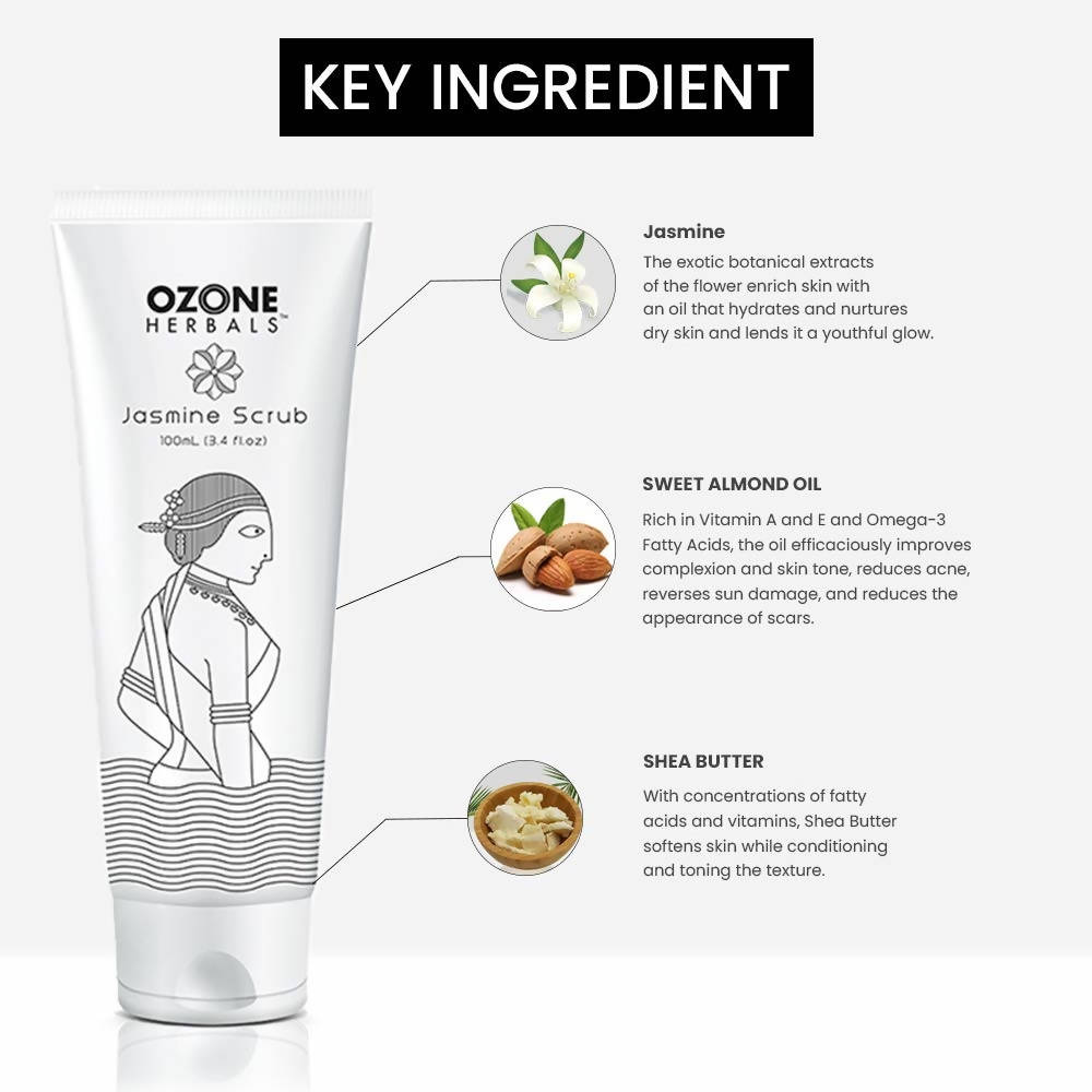 Ozone Herbals Jasmine Scrub