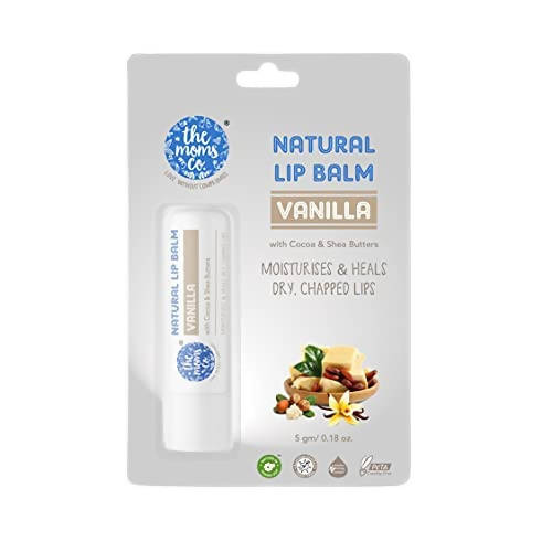 The Moms Co Natural Vanilla Lip Balm