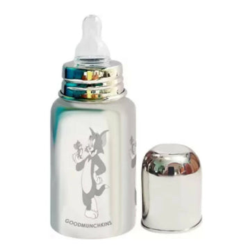 Goodmunchkins Stainless Steel Feeding Bottle 304 Grade Steel, Jointless, BPA Free, Rustfree Bottle for Kids