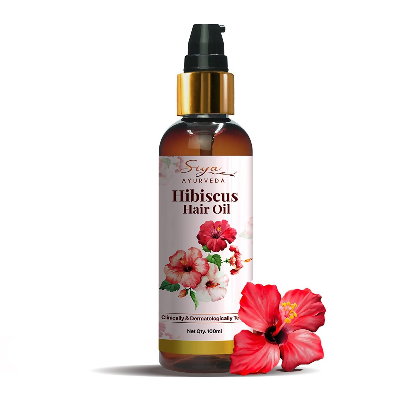 Siya Ayurveda Hibiscus Oil - Ayurvedic Oil for Hair Growth, Natural Hair Care