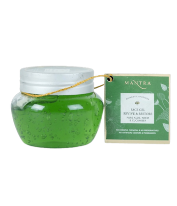 Mantra Herbal Face Gel Revive & Restore Pure Aloe Neem & Cucumber