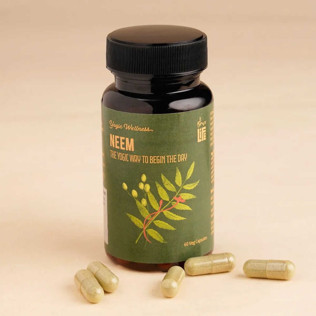 Isha Life Neem Powder in Veg Capsules