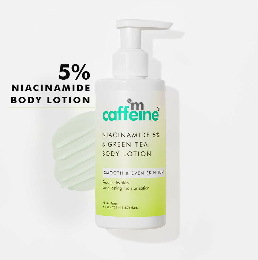mCaffeine Green Tea & 5% Niacinamide Serum Body Lotion