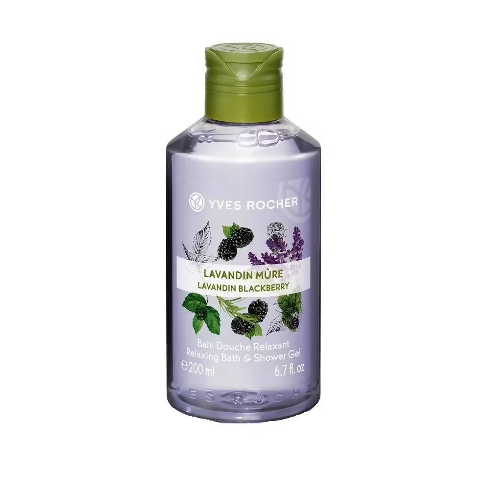 Yves Rocher Relaxing Bath & Shower Gel - Lavandin Blackberry