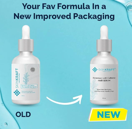 SkinKraft Rosemary & caffeine Pro Growth Hair Serum