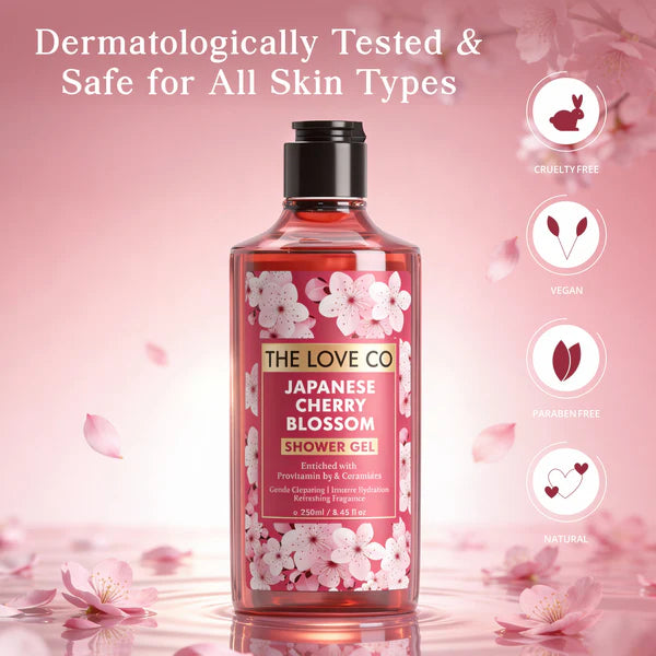 The Love Co Japanese Cherry Blossom Body Wash