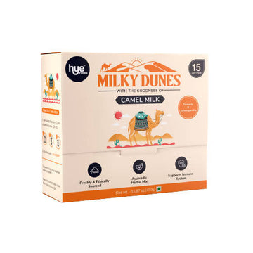 hye Foods Milky Dunes With The Goodness Of Camel Milk-Turmeric & Ashwagandha Flavors