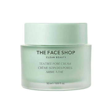The Face Shop Tea Tree Pore Cream For Oily & Acne Prone Skin - Korean Skincare