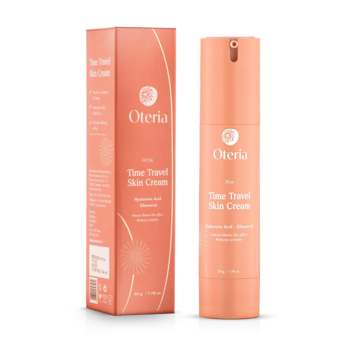 Oteria Luxury Time Travel Skin Cream For Glowing Skin & Anti-Aging Solutions & Moisturizer