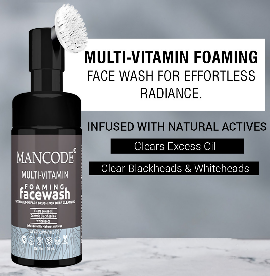 Mancode Multi-Vitamin Foaming Face Wash