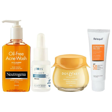 Atirucart CSMS (Cleanser, Serum, Moisturizer, Sunscreen) Acne Care Combo