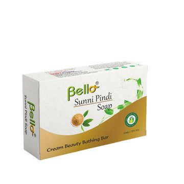 Bello Herbals Sunnipindi Soap | Cream Beauty Bathing Bar