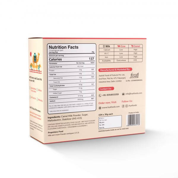 hye Foods Milky Dunes With The Goodness Of Camel Milk-Strawberry Flavors