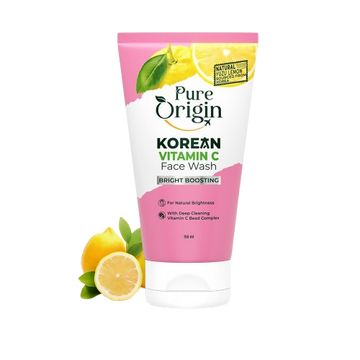 Pure Origin Korean Vitamin C Bright Boosting Face Wash