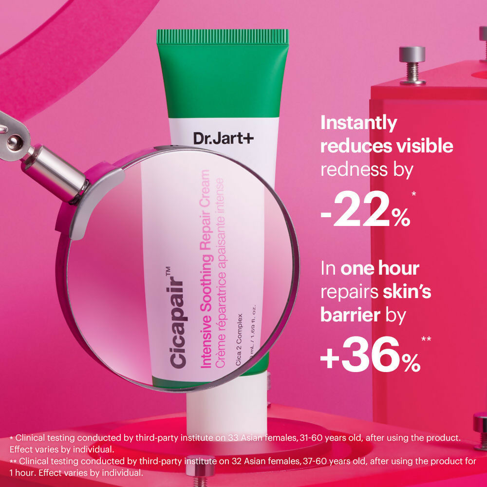 Dr.Jart+ Cicapair Intensive Soothing Repair Cream with Centella Asiatica & Peptides for Sensitive Skin