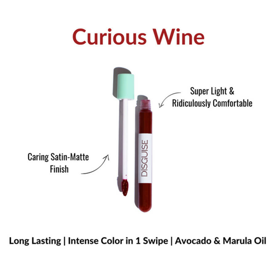 Disguise Feather-Light Matte Liquid Lip Cream - Curious Wine 36