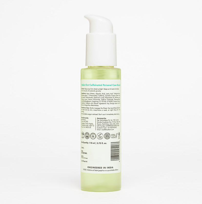 mCaffeine Green Tea & 10% AHA Body Exfoliator