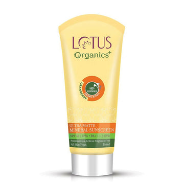 Lotus Organics+ Ultra Matte Mineral Sunscreen SPF 40 PA+++