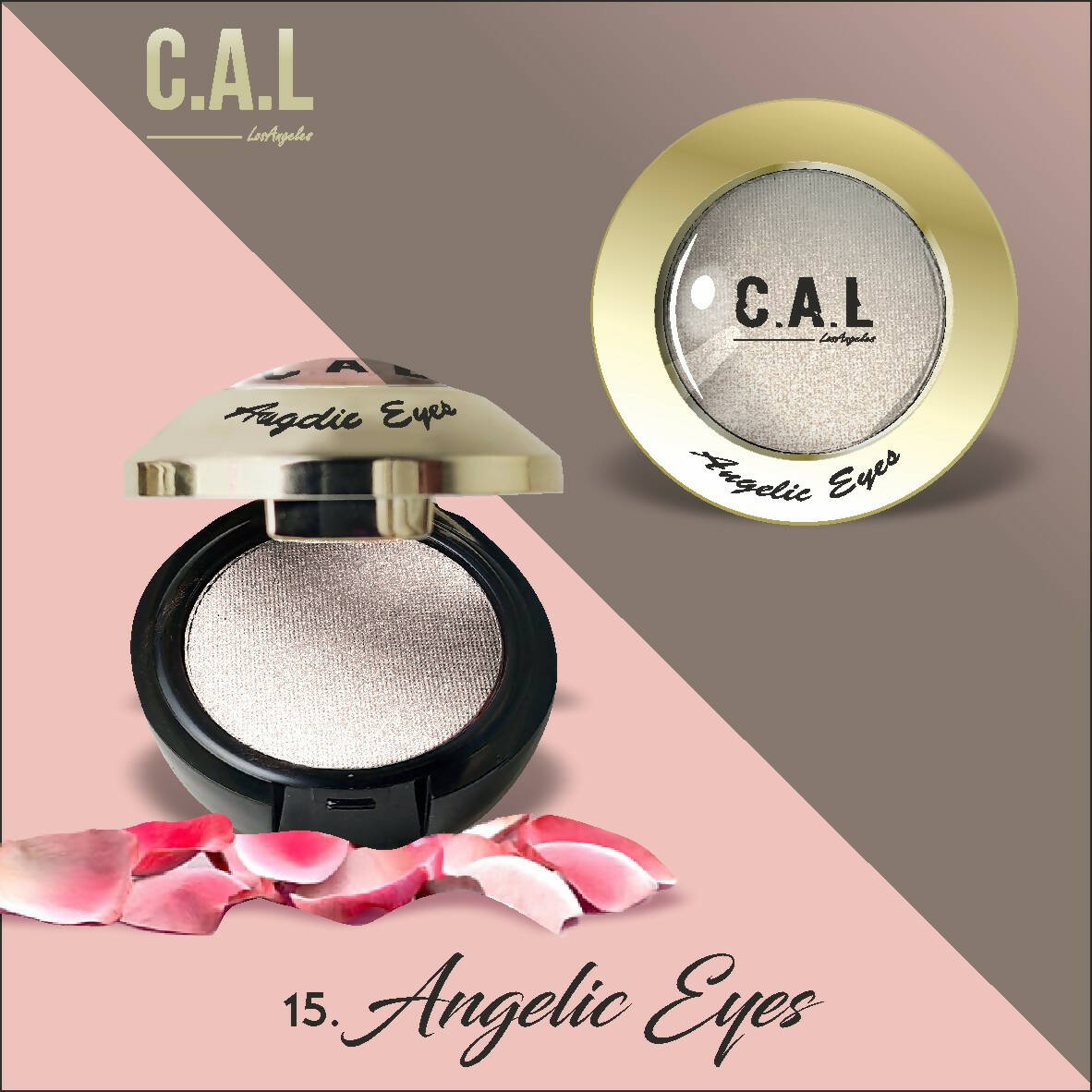 CAL Los Angeles Angelic Eye Shadow (Single Eyes) 15-White