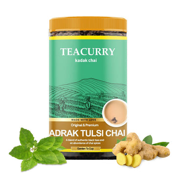 Teacurry Adrak Tulsi Chai Powder
