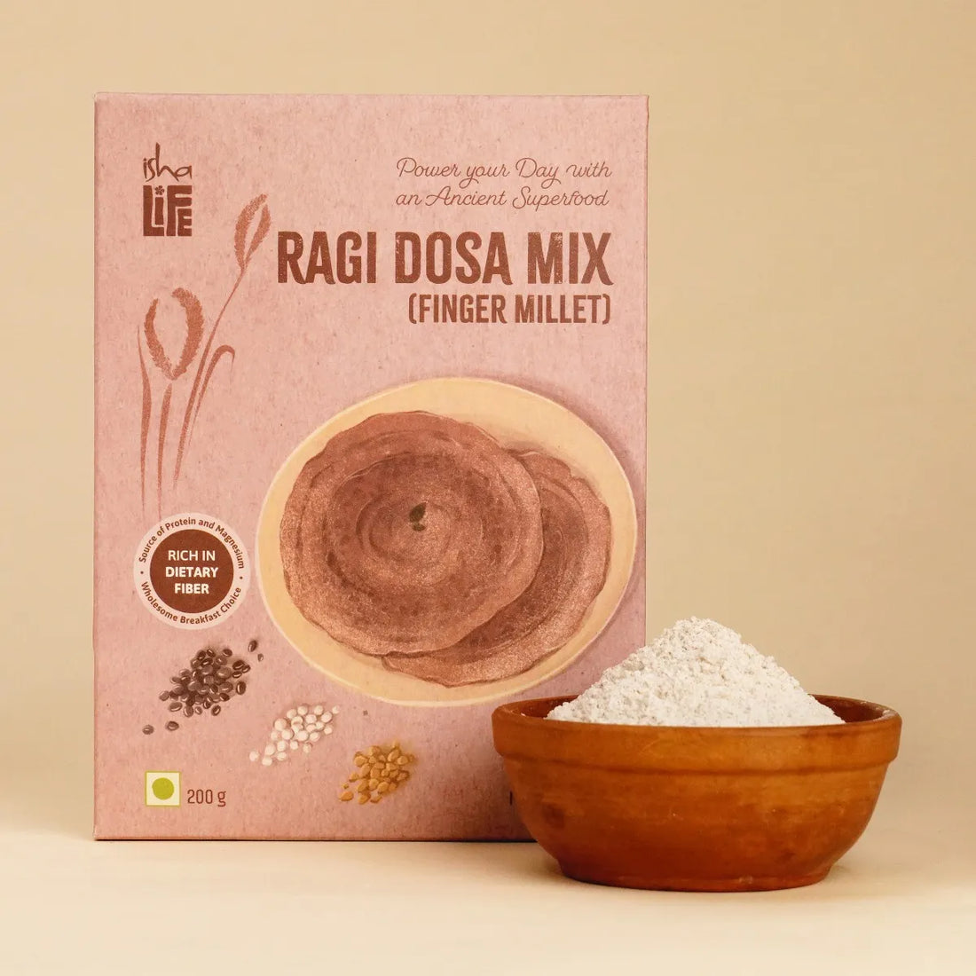 Isha Life Ragi Dosa Mix - Finger Millet