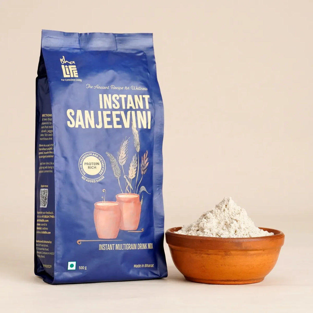 Isha Life Sanjeevini Multigrain Health Drink Mix Pouch