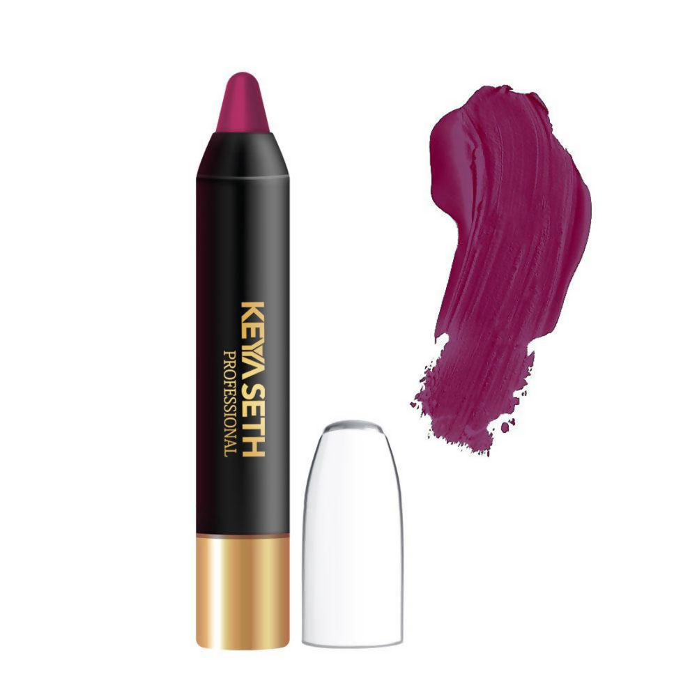 Keya Seth Aromatherapy Professional Matte Lip Pen - Deep Purple Plum