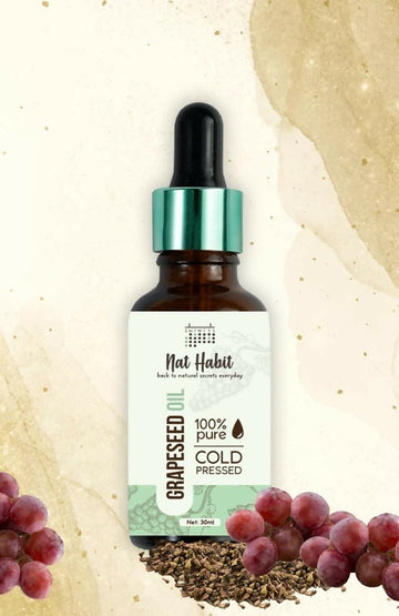 Nat Habit 100% Pure Cold Pressed Grapeseed Oil
