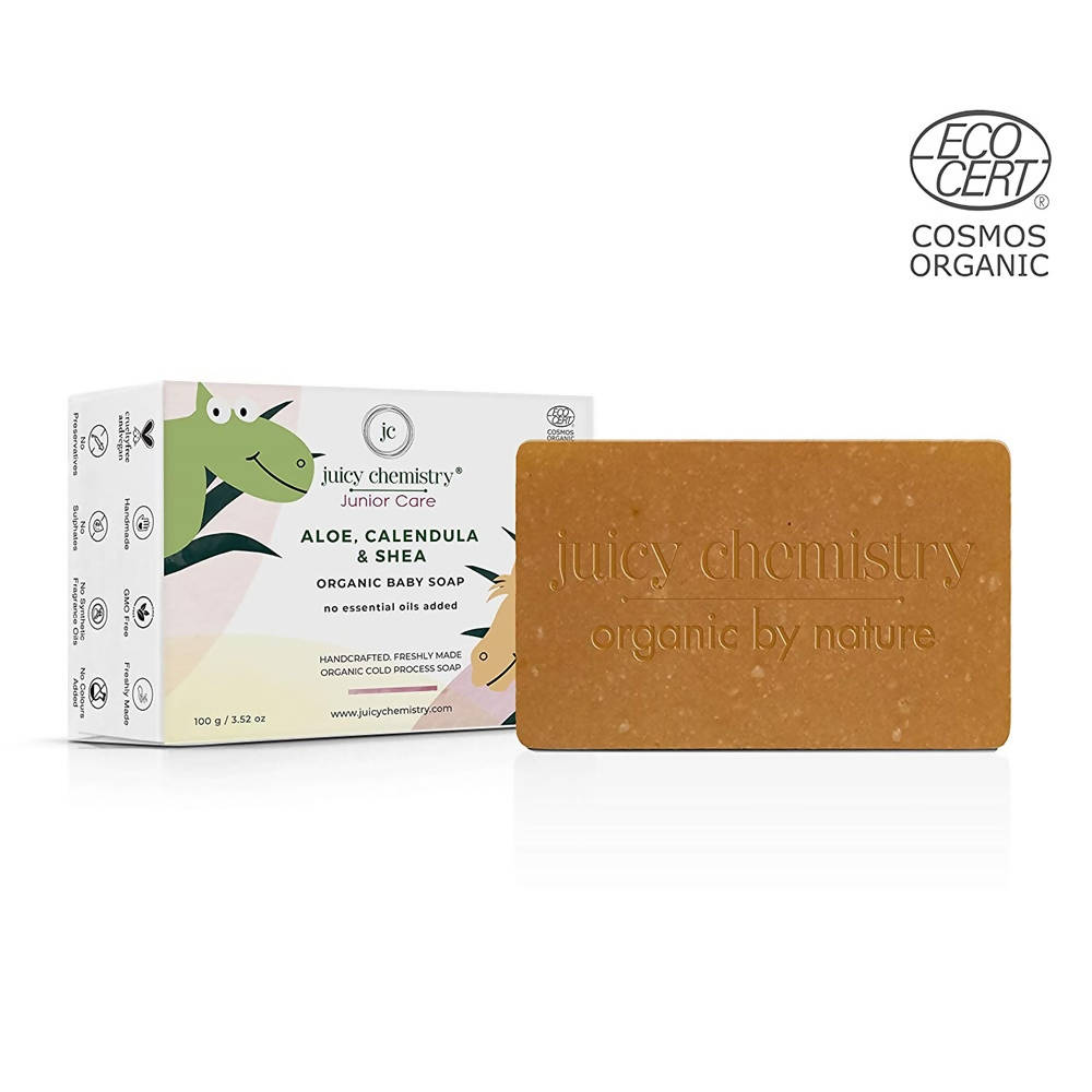 Juicy Chemistry Aloe Calendula & Shea Organic Baby Soap