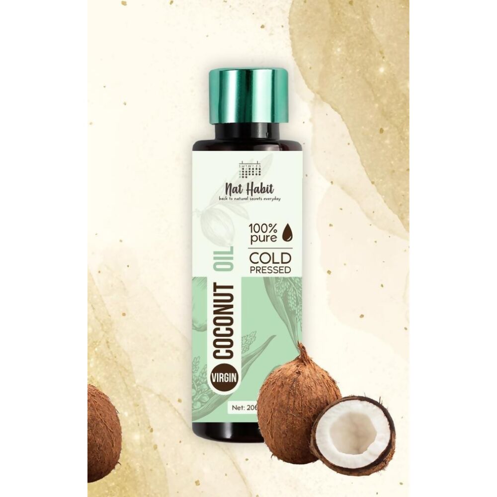 Nat Habit 100% Pure Cold Pressed Virgin Coconut Oil