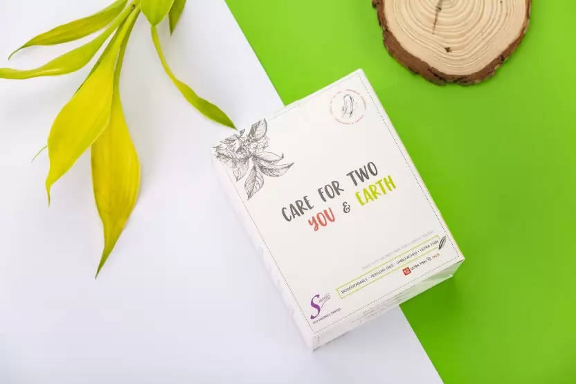Saathi Bamboo Fiber Heavy Flow Sanitary Napkins Pack