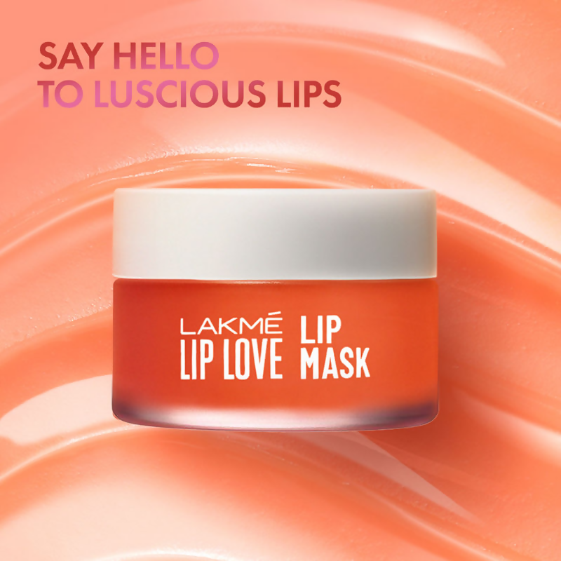 Lakme Hydrating Lip Love Lip Mask with Hyaluronic Acid Shea Butter & Almond Oil