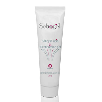 Sebogel Salicylic Acid & Nicotinamide Gel for Pimples and Oily Skin